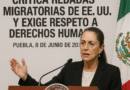 CLAUDIA SHEINBAUM EXIGE RESPETO A LOS MIGRANTES Y CUESTIONA LAS REDADAS DE EE. UU.